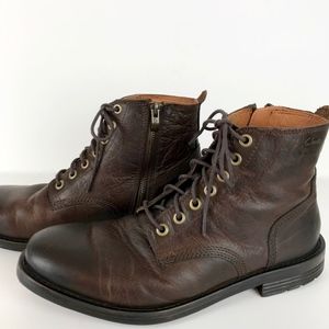 clarks mens zipper boots